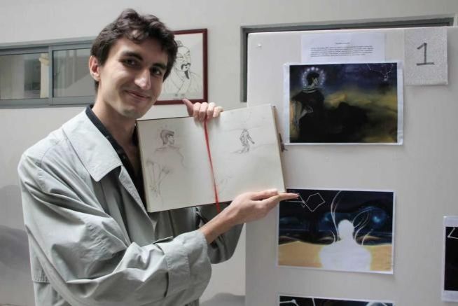 海外教育学院举办心理健康教育主题画展